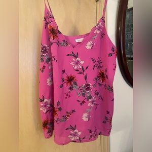 Pink dress tank